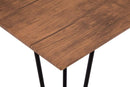 Goldfan Aike Indoor Esstisch mit brauner Tischplatte